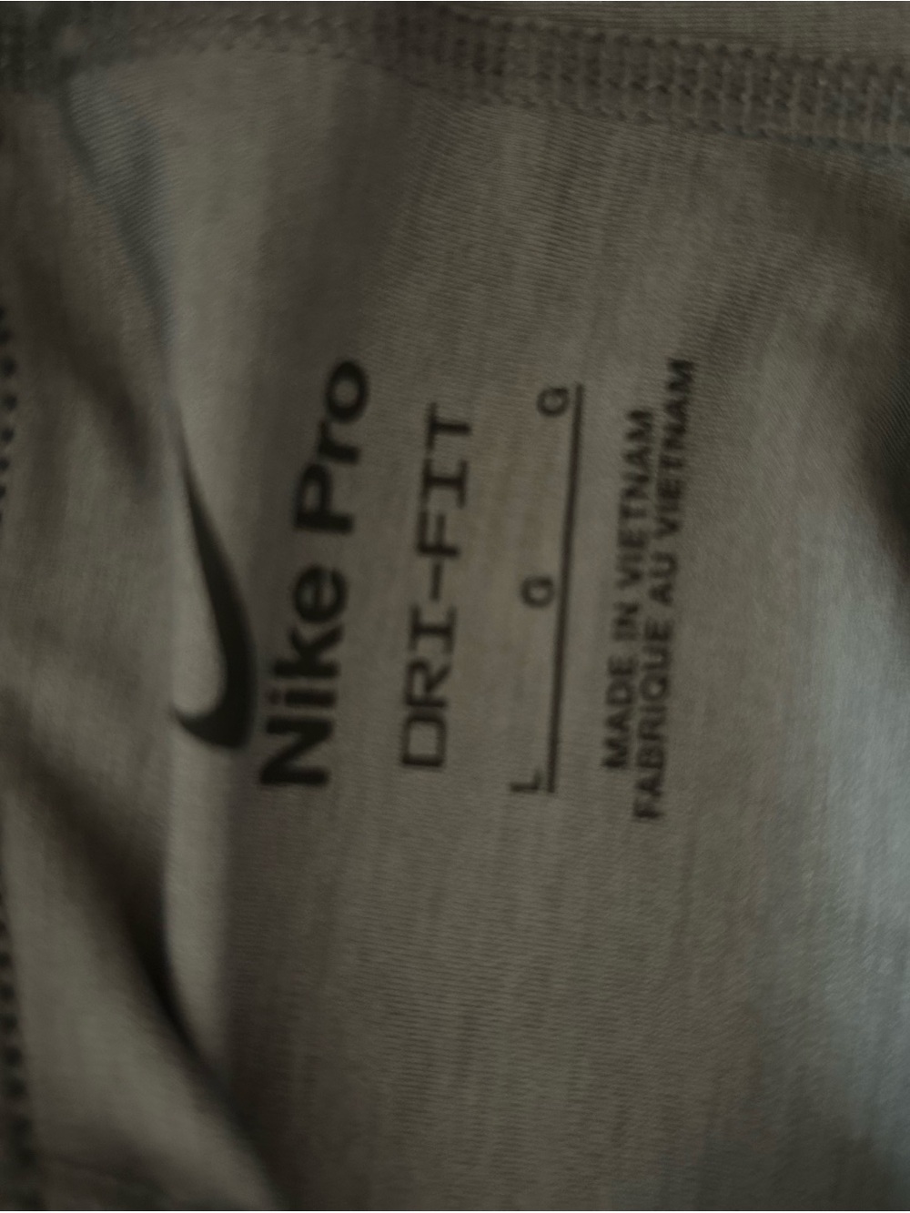 Nike Gray Pro Compression Training Shorts - Picture 4 of 4